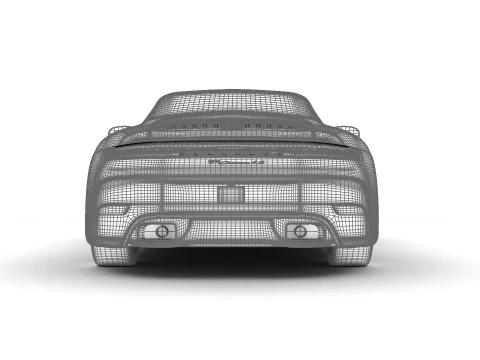 Porsche 911 Carrera Targa 4S 2025 3D Model