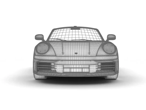 Porsche 911 Carrera Targa 4S 2025 3D Model