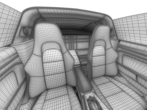 Porsche 911 Carrera Targa 4S 2025 Modello 3D