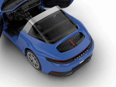 Porsche 911 Carrera Targa 4S 2025 HQ 3D Model