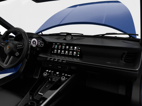 Porsche 911 Carrera Targa 4S 2025 HQ 3D Model