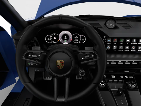 Porsche 911 Carrera Targa 4S 2025 HQ 3D Model