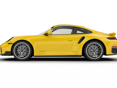 Porsche 911 Carrera Turbo S Aero 2026 Model 3D