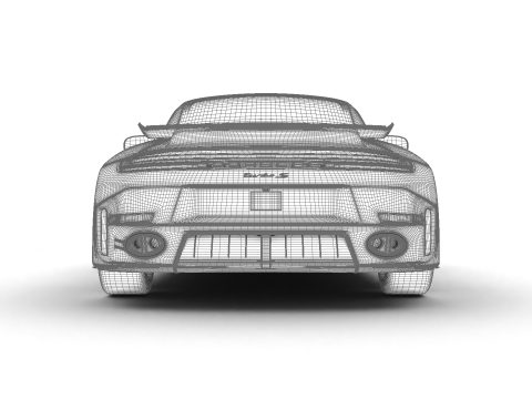 Porsche 911 Carrera Turbo S Aero 2026 Model 3D