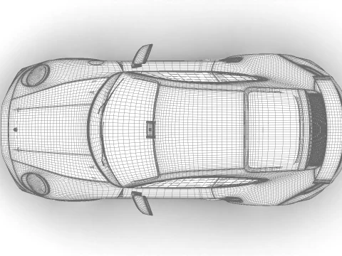 Porsche 911 Carrera Turbo S Aero 2026 3D Model