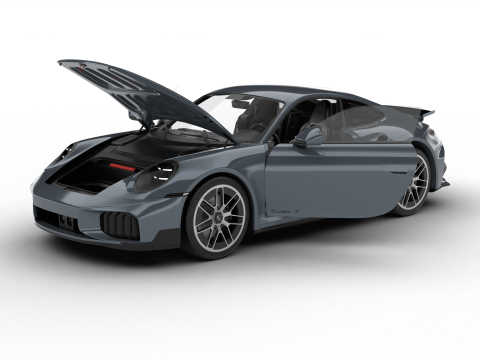 Porsche 911 Carrera Turbo S Aero 2026 HQ Modelo 3D
