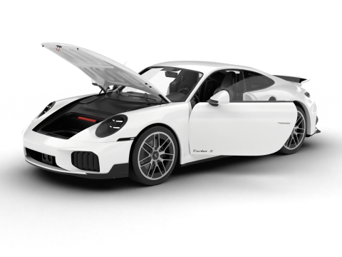 Porsche 911 Carrera Turbo S Aero 2026 HQ Modelo 3D