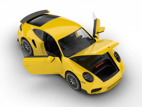 Porsche 911 Carrera Turbo S Aero 2026 HQ Modelo 3D