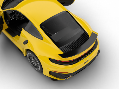 Porsche 911 Carrera Turbo S Aero 2026 HQ Modelo 3D