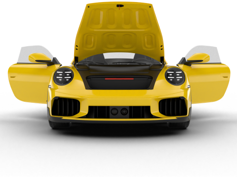 Porsche 911 Carrera Turbo S Aero 2026 HQ Modelo 3D