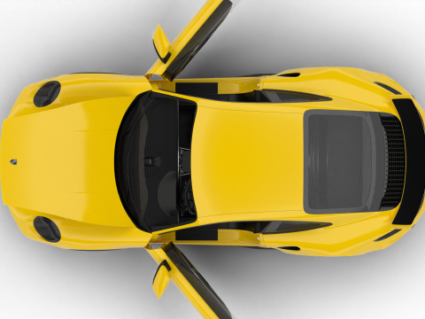 Porsche 911 Carrera Turbo S Aero 2026 HQ Modelo 3D