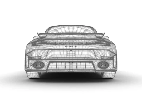 Porsche 911 Carrera Turbo S Aero 2026 HQ Modelo 3D