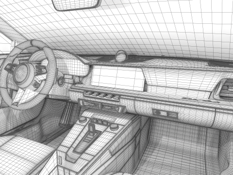 Porsche 911 Carrera Turbo S Aero 2026 HQ Modelo 3D