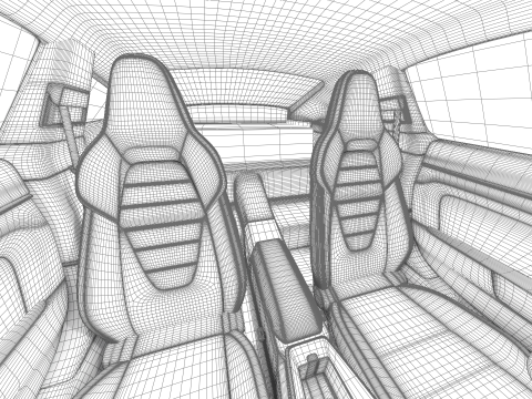 Porsche 911 Carrera Turbo S Aero 2026 HQ Modelo 3D