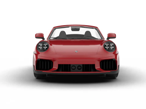 Porsche 911 Carrera Turbo S Aero Cabriolet 2026 Modello 3D
