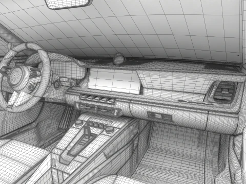 Porsche 911 Carrera Turbo S Aero Cabriolet 2026 Modello 3D