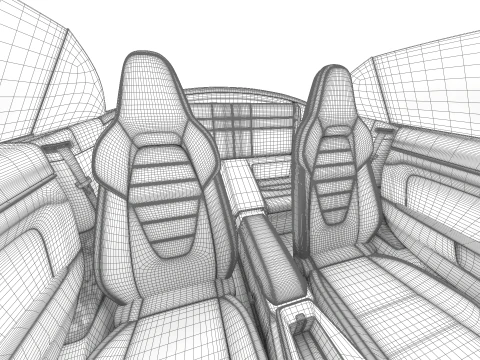 Porsche 911 Carrera Turbo S Aero Cabriolet 2026 Modello 3D