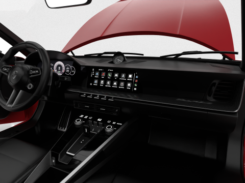 Porsche 911 Carrera Turbo S Aero Cabriolet 2026 HQ Modelo 3D