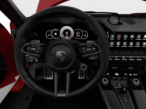 Porsche 911 Carrera Turbo S Aero Cabriolet 2026 HQ Modelo 3D