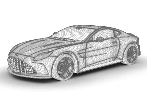 Aston Martin Vantage 2025 Modello 3D