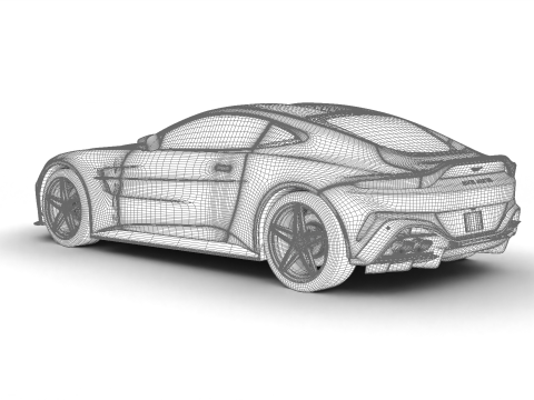 Aston Martin Vantage 2025 3D Model