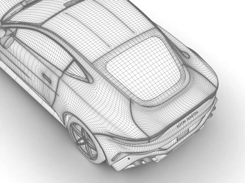 Aston Martin Vantage 2025 Modello 3D