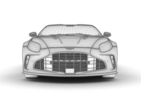 Aston Martin Vantage 2025 3D Model