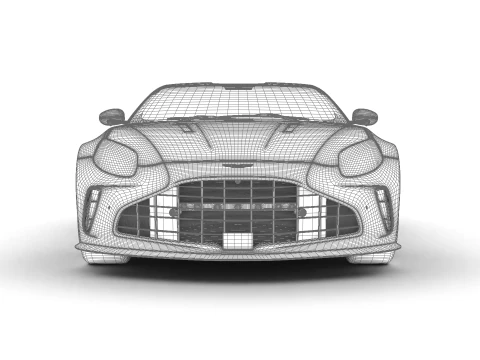 Aston Martin Vantage 2025 Modello 3D