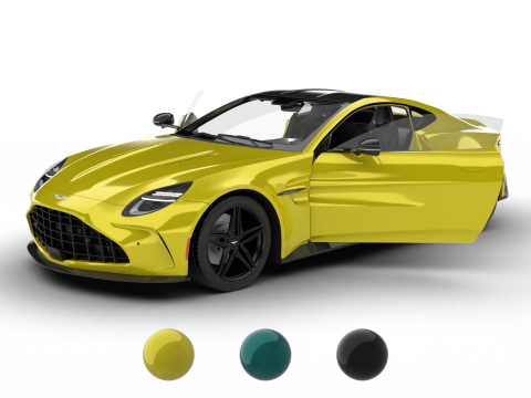 Aston Martin Vantage 2025 Hauptquartier 3D Modell