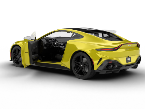 Aston Martin Vantage 2025 HQ 3D Model