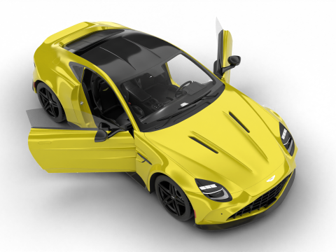 Aston Martin Vantage 2025 HQ 3D Model