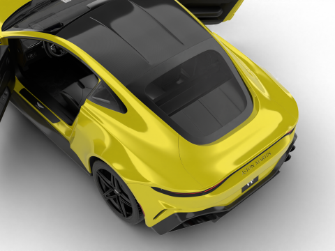 Aston Martin Vantage 2025 HQ 3D Model
