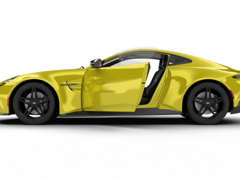Aston Martin Vantage 2025 HQ 3D Model