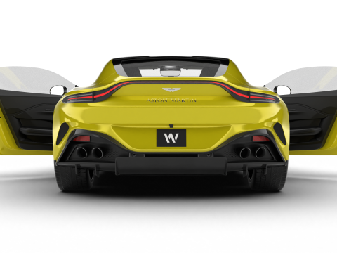 Aston Martin Vantage 2025 HQ 3D Model