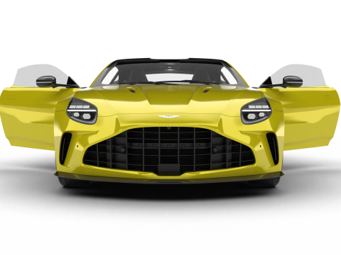 Aston Martin Vantage 2025 HQ 3D Model