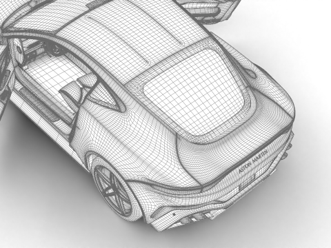 Aston Martin Vantage 2025 HQ 3D Model