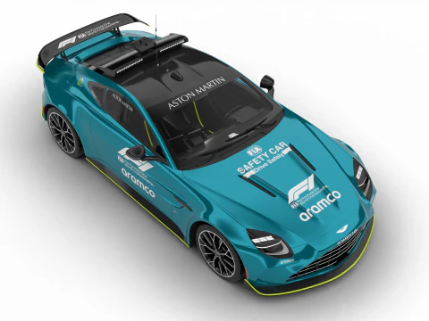 Aston Martin Vantage S F1 Safety Car 2025 3D Model