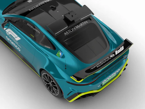 Aston Martin Vantage S F1 Safety Car 2025 3D Model