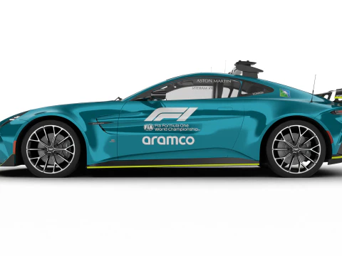 Aston Martin Vantage S F1 Safety Car 2025 3D Model
