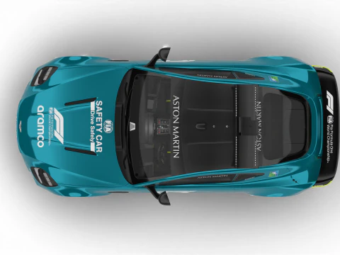 Aston Martin Vantage S F1 Safety Car 2025 3D Model