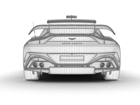 Aston Martin Vantage S F1 Safety Car 2025 3D Model