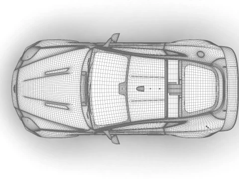 Aston Martin Vantage S F1 Safety Car 2025 3D Model