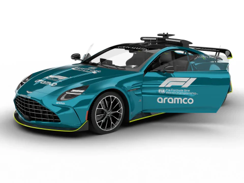 Aston Martin Vantage S F1 Samoch&oacute;d bezpieczeństwa 2025 Siedziba gł&oacute;wna Model 3D