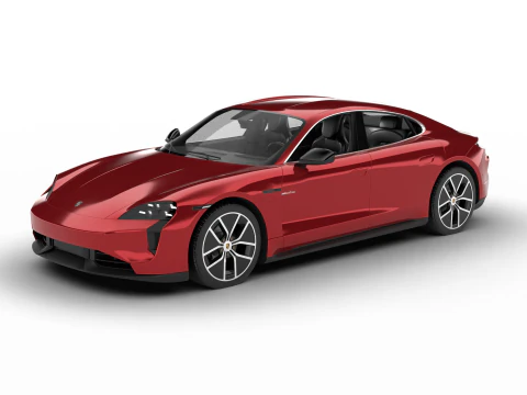 ポルシェ タイカン ターボ S 2025 3Dモデル