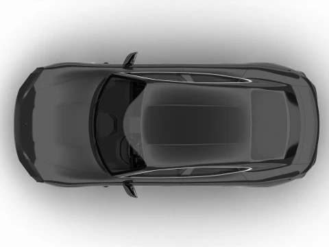 ポルシェ タイカン ターボ S 2025 3Dモデル