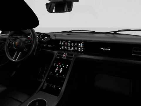 ポルシェ タイカン ターボ S 2025 3Dモデル