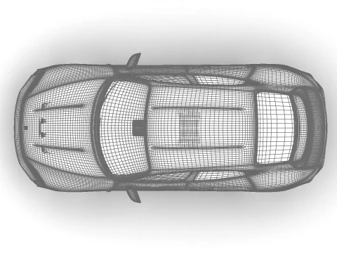 ポルシェ タイカン ターボ S 2025 3Dモデル