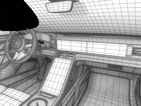 ポルシェ タイカン ターボ S 2025 3Dモデル