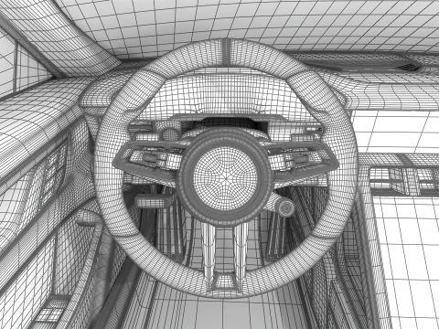 ポルシェ タイカン ターボ S 2025 3Dモデル