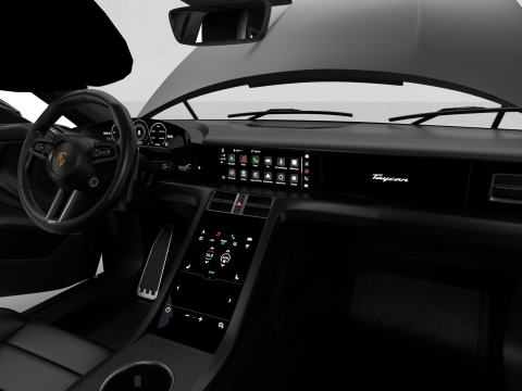 Porsche Taycan Turbo S 2025HQ Modello 3D